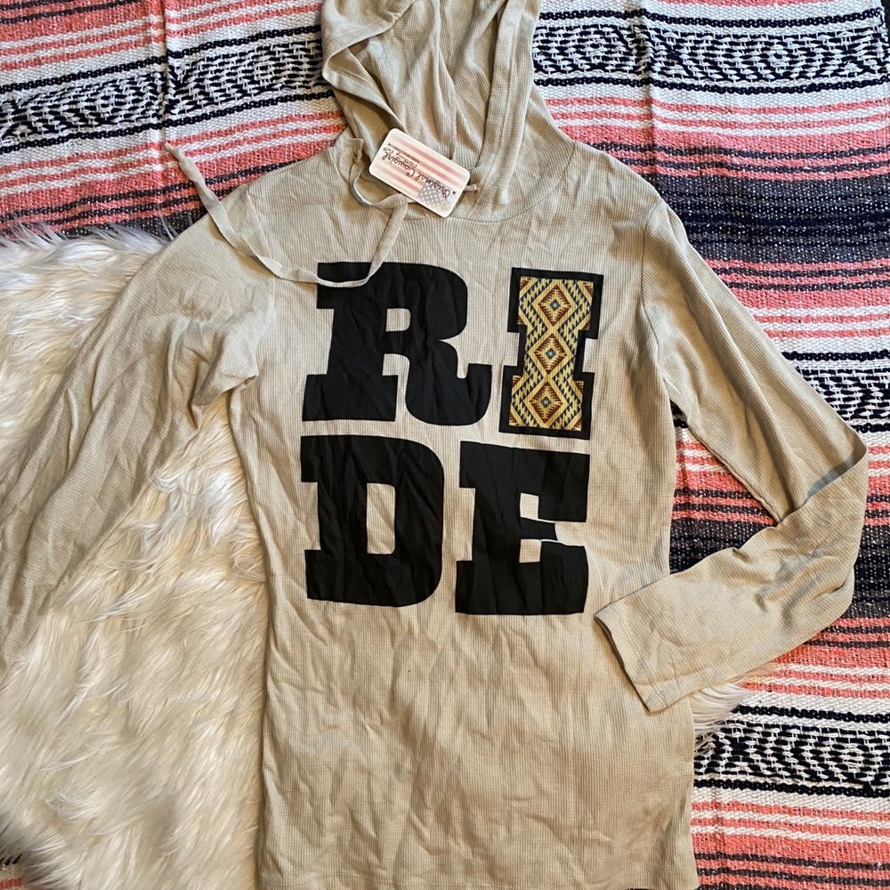 Original Cowgirl Clothing Co. Hoodie Ride Logo